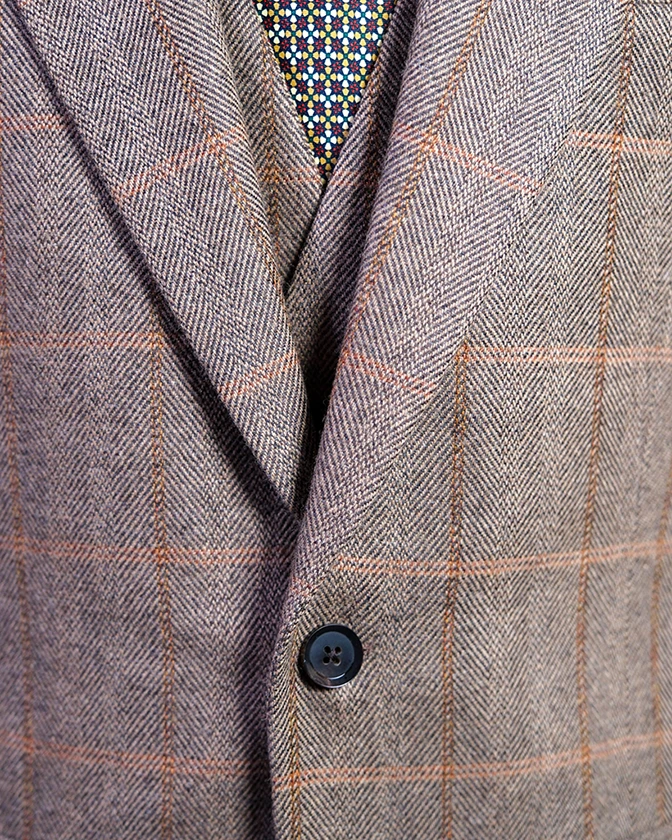 LGFG 28448 BEIGE HBONE WPANE